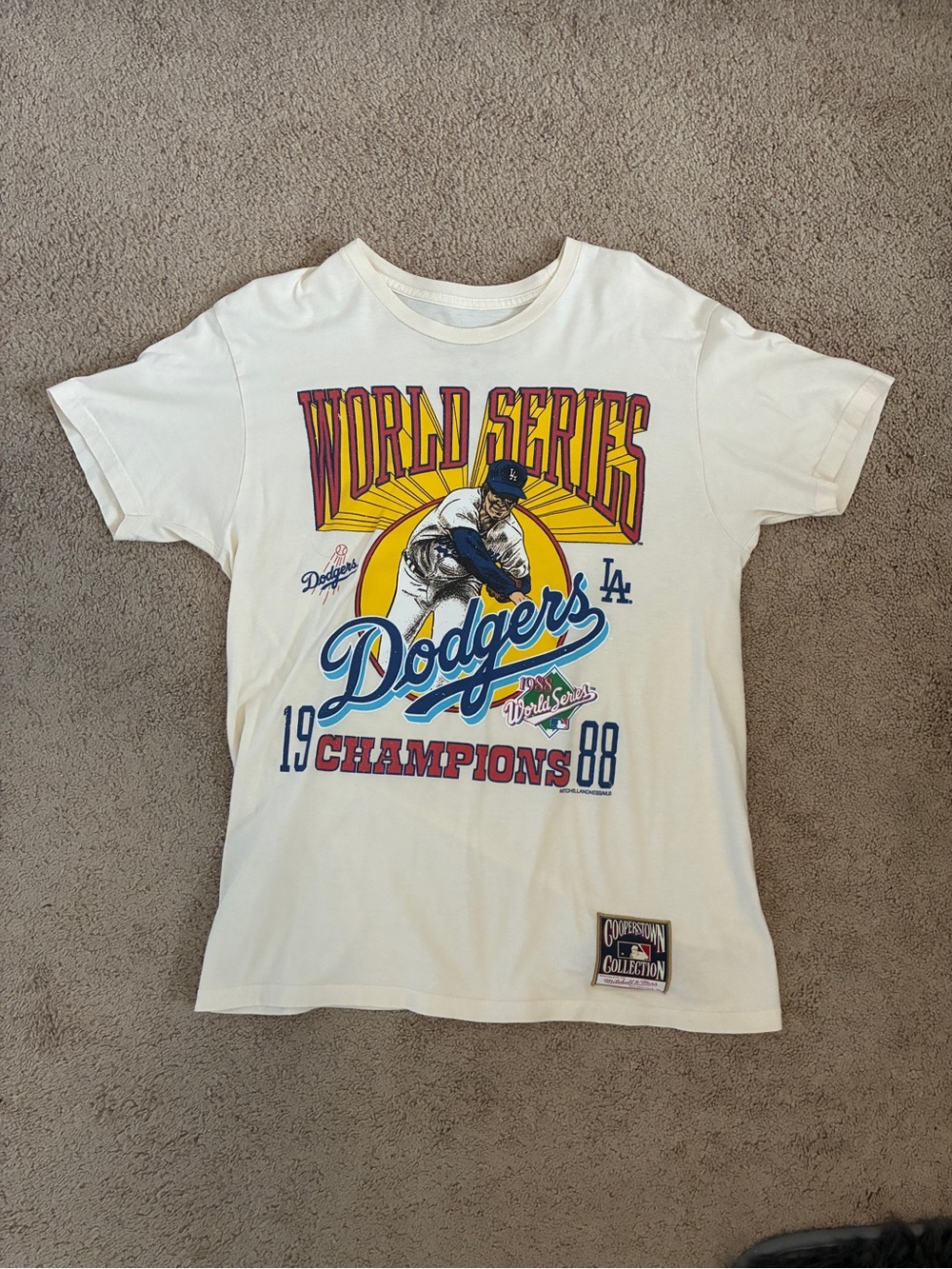 Los Angeles Dodgers 1988 World Series Champions Graphic Tee